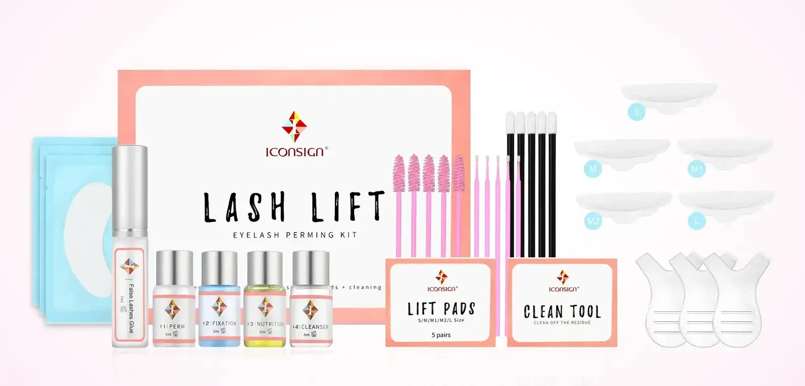 Boîte et contenu du Lash Lift Pack Classique