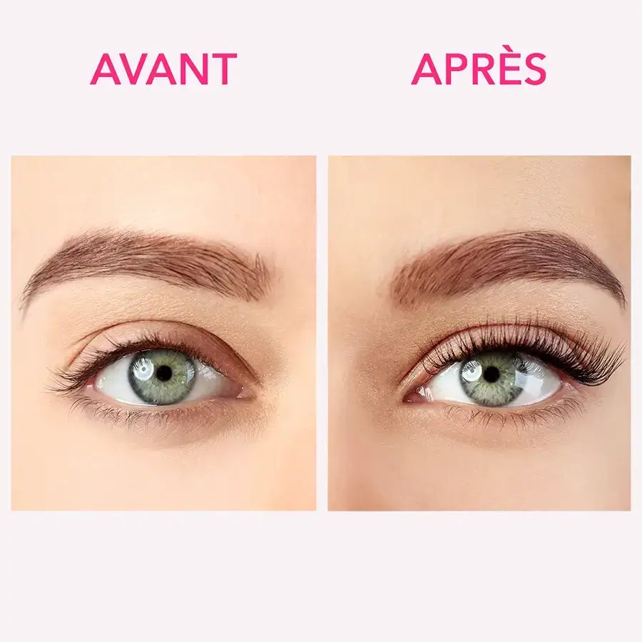 Comparaison avant et après utilisation du lash lift