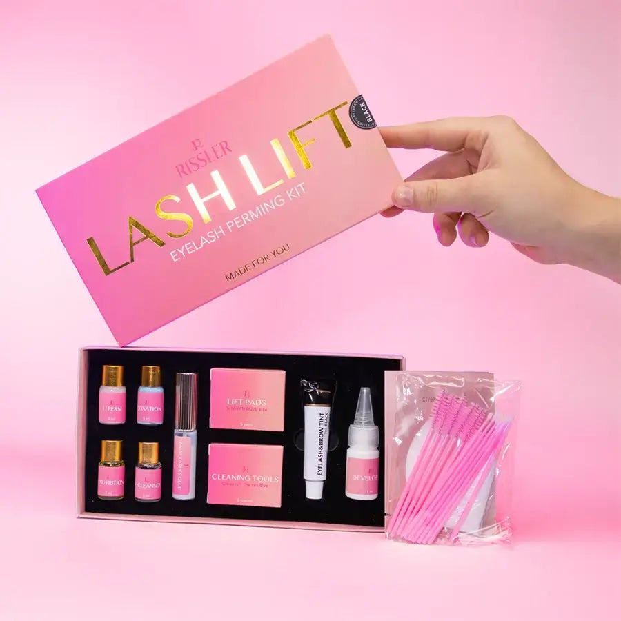 Boîte et contenu du Lash Lift Pack Premium